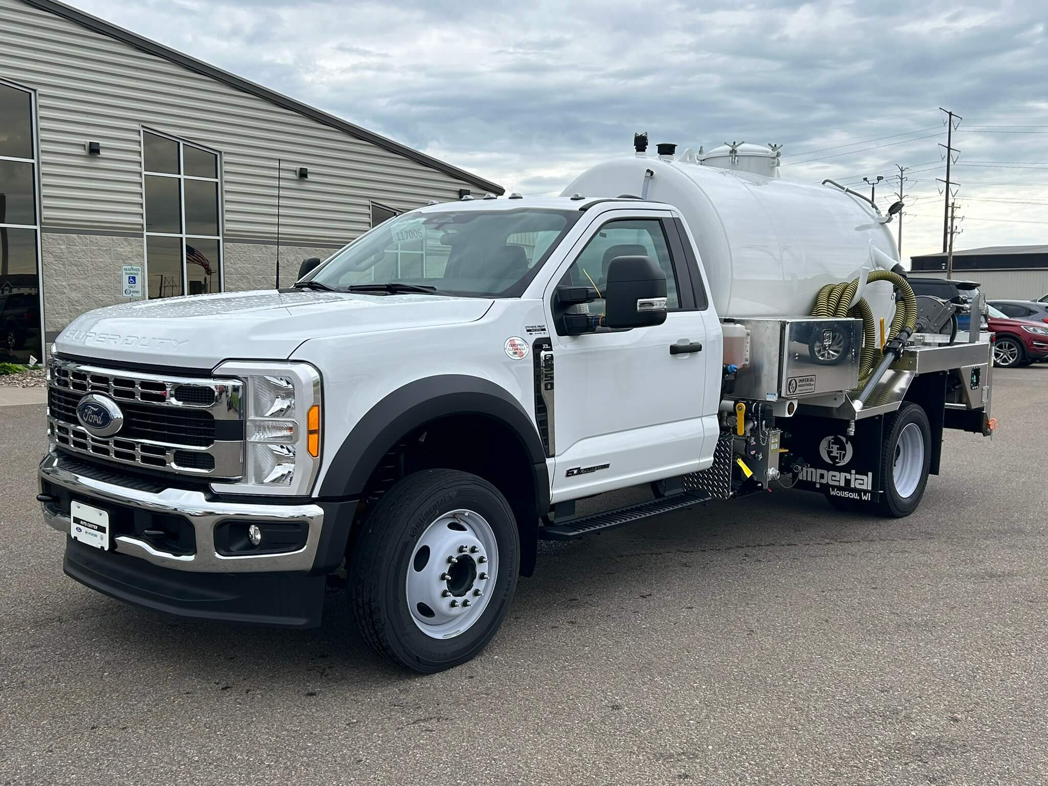 2023 Ford F550 4X2 Diesel (1300Gallon 900/400) Imperial Industries