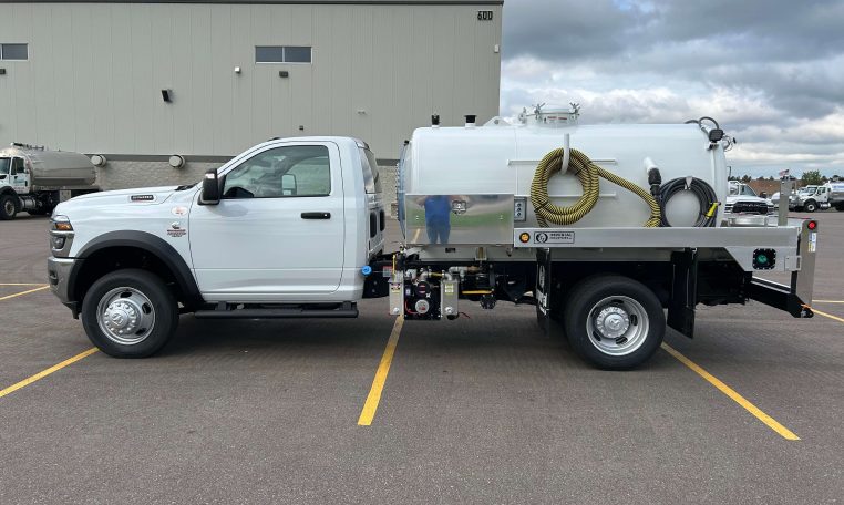 2026 RAM 5500 HD 4X2 Diesel (980-Gallon 680/300) Imperial Industries “Carbon Steel” Portable Restroom Truck Copy