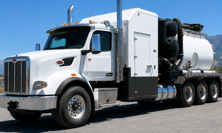 2025 Peterbilt 567 (11 Yard Debris / 1550 Water) Tornado F4 ECO-LITE Hydrovac Truck w/ Auto Trans