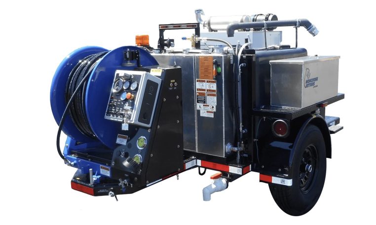 Mongoose Jetters Model 254-HD (25 GPM @ 4000 PSI) 300 Gallon Trailer Jet