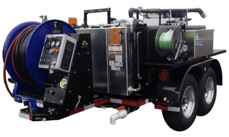 Mongoose Jetters Model 254XL-HD (25 GPM @ 4000 PSI) 600 Gallon Trailer Jet