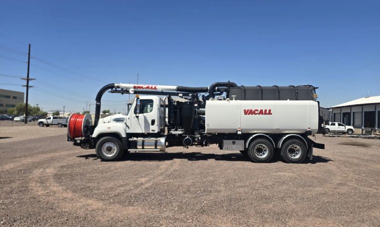 2024 Freightliner 114SD SFA 6X4 (12 Yard / 1500 Water / 85 GPM) VacAll AllJet 1215 Sewer Cleaner Truck w/ Hydro Excavation Package