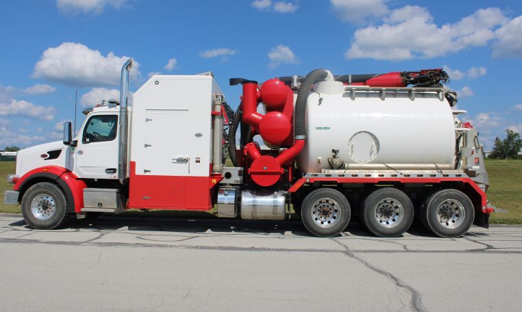 2024 Peterbilt 567 (12 Yard Debris / 1550 Water) Tornado F4 ECO-LITE Hydrovac Truck w/ 6400 CFM Blower & Auto Trans