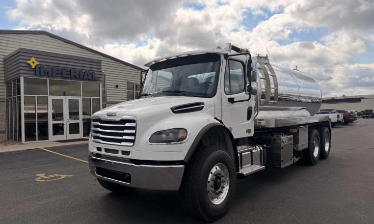 2027 Freightliner M2 106 Plus (4000-Gallon) Imperial Industries Vacuum Truck w/ NVE 4310 (940 CFM) Vacuum Blower